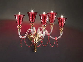 Настенный светильник с кристаллами Сваровски Euroluce Lampadari Claire A5
