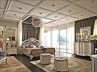 Деревянный комплект спальни с мягкой спинкой Martini Interiors La Vita e in Scena Деревянный комплект спальни с мягкой спинкой Martini Interiors La Vita e in Scena фабрика MARTINI INTERIORS из Италии