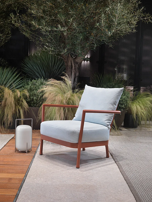 Кресло с подлокотниками из алюминия и ткани CAMARGUE FLEXFORM 2A6C1 фабрика FLEXFORM из Италии. Фото №5