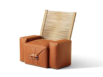 Кресло с обивкой из ткани CASSINA Somewhere EL S