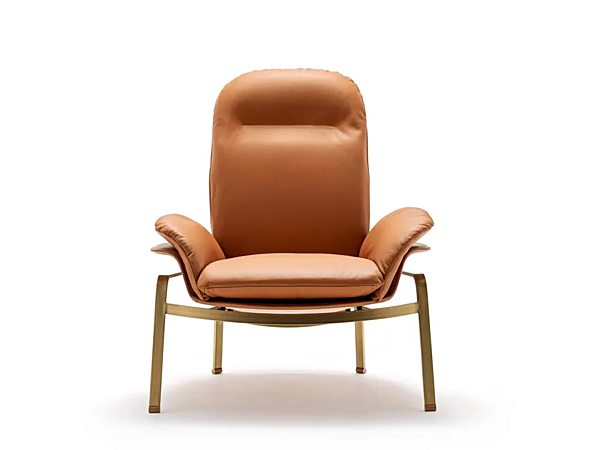 Кресло с подлокотниками из кожи FASEM Electa Relax фабрика FASEM из Италии. Фото №9