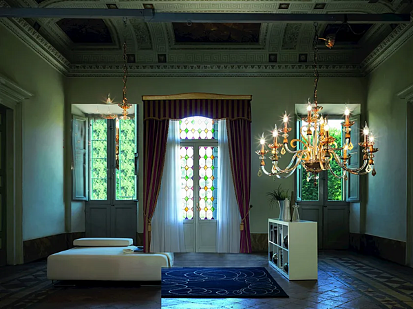Напольная лампа из металла PERSEO Euroluce Lampadari фабрика EUROLUCE LAMPADARi из Италии. Фото №2