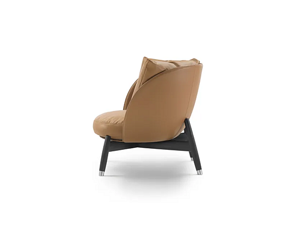 Угловое кожаное кресло с мягкой спинкой FLEXFORM Eri фабрика FLEXFORM из Италии. Фото №2