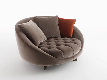 Диван с обитой спинкой из tufted ткани ALBEDO HILL Диван с обитой спинкой из tufted ткани ALBEDO HILL фабрика ALBEDO из Италии