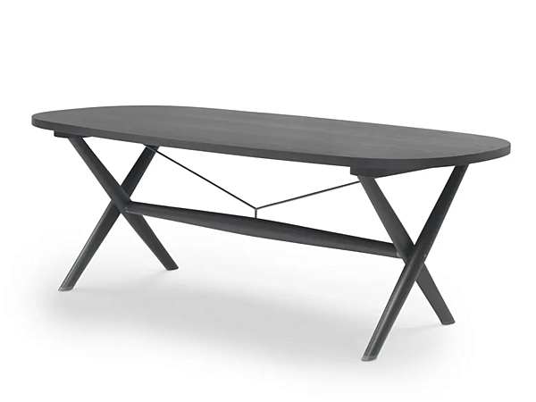  oval wooden dining table boma flexform 599708Овальный деревянный стол для столовой FLEXFORM BOMA 29786, 29787 фабрика FLEXFORM из Италии. Фото №1