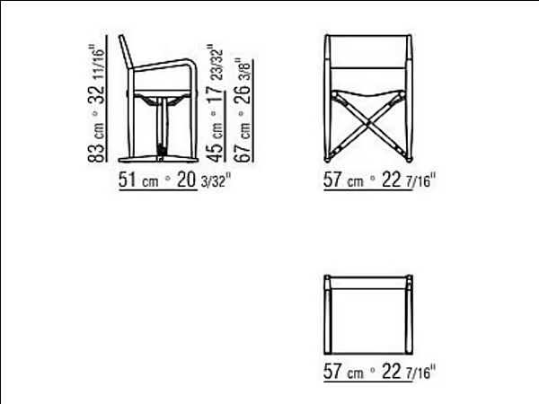 Складное кресло из натуральной кожи Luchino FLEXFORM 02C411 фабрика FLEXFORM из Италии. Фото №7