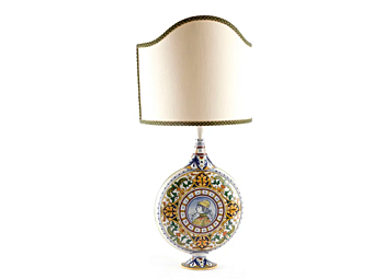 Настольная лампа из керамики ручной работы Raffaello L'Antica Deruta RF/1199/L/45
