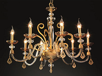 Люстра с кристаллами Сваровски Euroluce Lampadari Персео L8