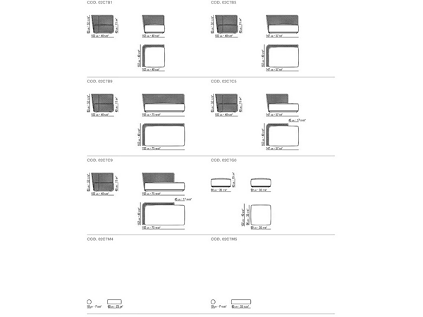 Садовый угловой диван на два места из нержавеющей стали и ПВХ FLEXFORM OASIS фабрика FLEXFORM из Италии. Фото №4