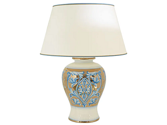 Керамическая настольная лампа Zodiaco Oro L_Antica Deruta ZD/2007/L/45