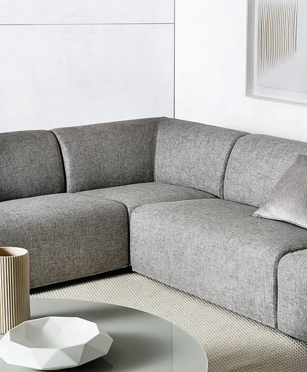 Секционный диван из ткани CITY CASAMILANO фабрика CASAMILANO из Италии. Фото №6