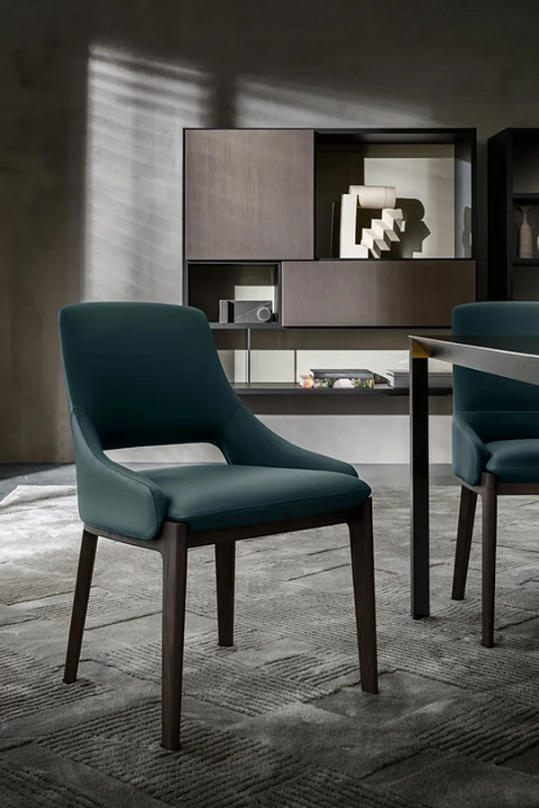 Кресло с обивкой из кожи Devon Molteni & C фабрика Molteni & C.(+VITRA) из Италии. Фото №2