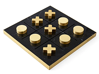 Настольная игра "Крестики-нолики" из мрамора и латуни Gallotti&Radice Tic Tac Toe Настольная игра "Крестики-нолики" из мрамора и латуни Gallotti&Radice Tic Tac Toe фабрика Gallotti & Radice из Италии