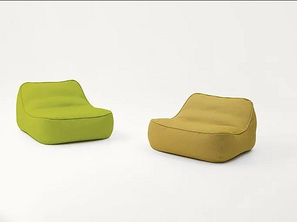 Кресло с обивкой из ткани для сада PAOLA LENTI Float B27L, B27H фабрика PAOLA LENTI из Италии. Фото №1