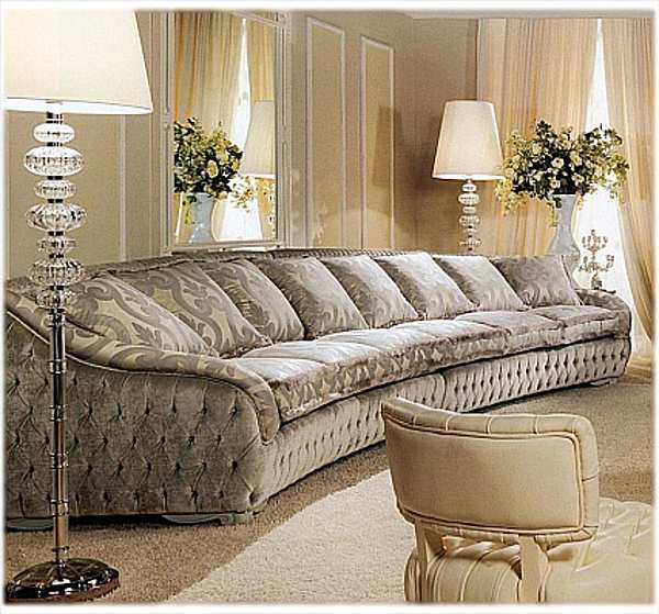 Прямой диван в стиле Арт Деко ZANABONI Esedra 5 фабрика ZANABONI из Италии. Фото №1