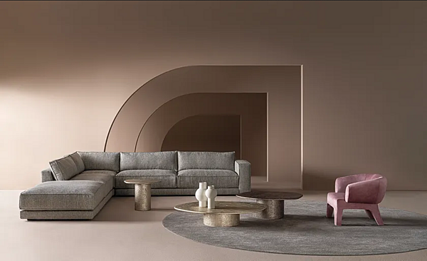 Низкий журнальный столик ручной работы из дерева CASAMILANO ATOLLO фабрика CASAMILANO из Италии. Фото №11