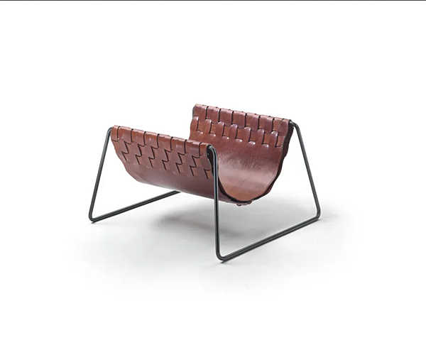Подставка для журналов из натуральной кожи FLEXFORM MATE фабрика FLEXFORM из Италии. Фото №3
