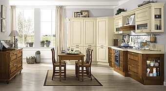 Деревянная кухня из коллекции LUBE CUCINE Laura 04