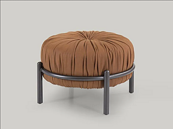 Круглый пуф из кожи с обивкой Borzalino Bonbon EUBBPOUF, EUBBPF47 Круглый пуф из кожи с обивкой Borzalino Bonbon EUBBPOUF, EUBBPF47 фабрика Borzalino из Италии