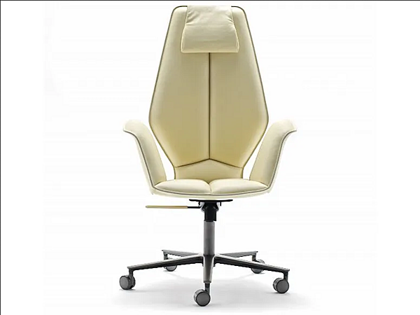 Кресло с обитой спинкой из кожи FASEM Fosca BIG TALL ABW фабрика FASEM из Италии. Фото №9