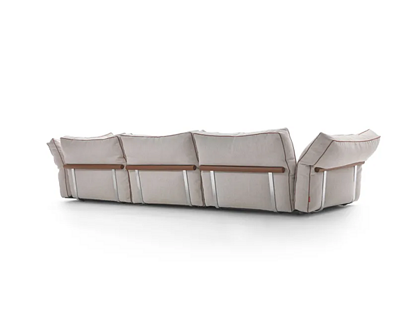 Диван с обитой спинкой на три места из ткани CAMELot FLEXFORM фабрика FLEXFORM из Италии. Фото №4