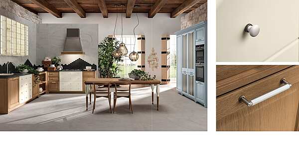 Кухня с островом из материала ASTER CUCINE Portrait LACCATO фабрика Aster Cucine из Италии. Фото №6