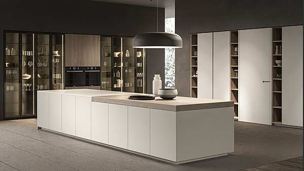 Кухня с островом из дерева ASTER CUCINE Atelier 1 фабрика Aster Cucine из Италии. Фото №4