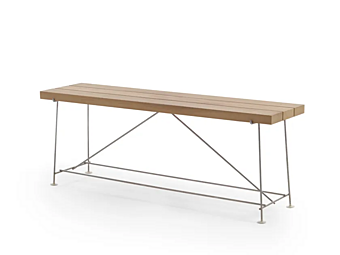 Прямоугольный кофейный столик из ироко FLEXFORM Any Day Outdoor