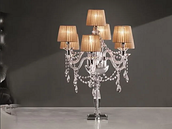 Настольная лампа с кристаллами Сваровски Arcobaleno F6 1L Euroluce Lampadari Настольная лампа с кристаллами Сваровски Arcobaleno F6 1L Euroluce Lampadari фабрика EUROLUCE LAMPADARi из Италии