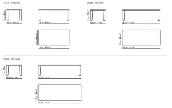 Обеденный стол из дерева Arnold FLEXFORM 02C586, 02C587, 02C588 фабрика FLEXFORM из Италии. Фото №4