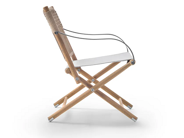 Кресло из ироко с мягкой спинкой FLEXFORM LAUREN 02C3C1 фабрика FLEXFORM из Италии. Фото №3