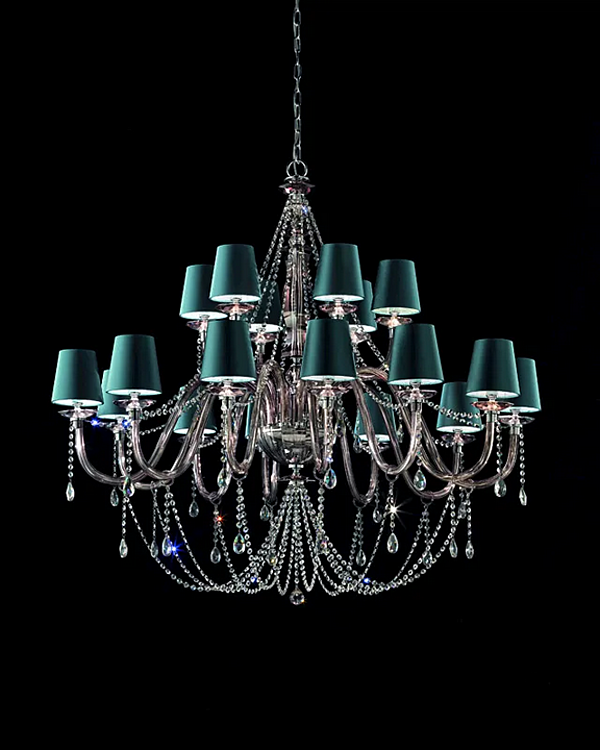 Люстра с кристаллами Сваровски Arcobaleno L12 6 Euroluce Lampadari фабрика EUROLUCE LAMPADARi из Италии. Фото №2