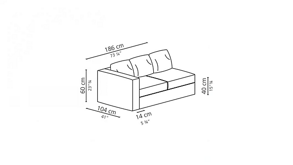 Секционный диван с removable обивкой из ткани CASAMILANO Pillopipe EVO фабрика CASAMILANO из Италии. Фото №12