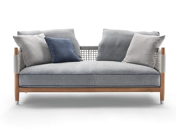 Диван с обитой спинкой на два места из ткани PARKER FLEXFORM 295A3 фабрика FLEXFORM из Италии. Фото №2