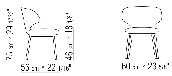 Кресло с обитой спинкой из ткани FLEXFORM Susanne 2A701 фабрика FLEXFORM из Италии. Фото №5