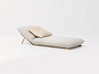 Шезлонг из текстиля с мягкой спинкой PAOLA LENTI Hiro B188DE