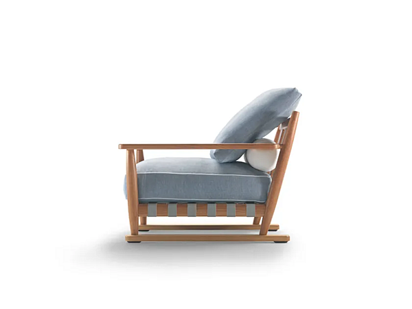 Кресло с подлокотниками из ироко FLEXFORM  Meriggio фабрика FLEXFORM из Италии. Фото №5