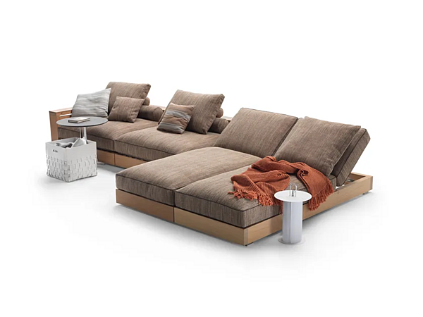 Секционный садовый диван из ткани FLEXFORM Hamptons фабрика FLEXFORM из Италии. Фото №3