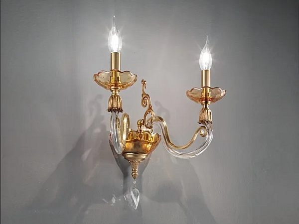 Настенный светильник из металла  Euroluce Lampadari фабрика EUROLUCE LAMPADARi из Италии. Фото №1