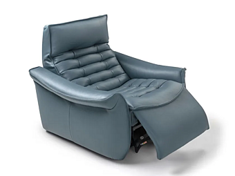 Кресло с кожаной обивкой и моторизованными функциями Calia Italia Fox Trot Relax PREMIUM 1063_R
