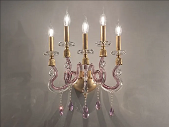 Настенный светильник с кристаллами Сваровски Euroluce Lampadari Iside A5