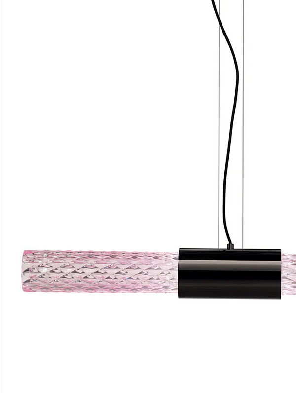 Подвесная LED люстра из хрусталя Euroluce Lampadari Gleam 2 фабрика EUROLUCE LAMPADARi из Италии. Фото №3