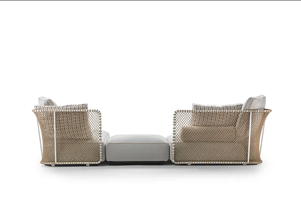 Угловой садовый диван из ткани FLEXFORM  Oasis Angular фабрика FLEXFORM из Италии. Фото №3