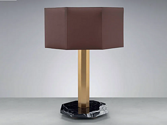 Настольная лампа из мрамора и металла CASTEL Euroluce Lampadari