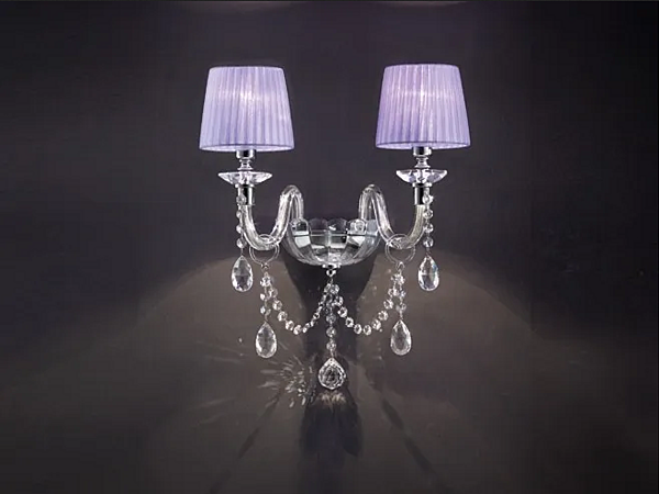 Настенный светильник с кристаллами Сваровски Arcobaleno A2 Euroluce Lampadari фабрика EUROLUCE LAMPADARi из Италии. Фото №1