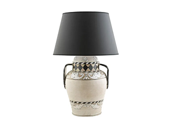 Керамическая настольная лампа Barocco L_Antica Deruta BA/1076/L/45