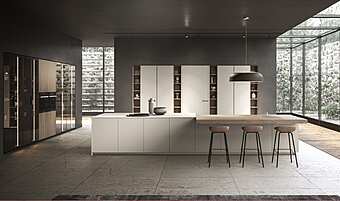 Кухня с островом из дерева ASTER CUCINE Atelier 1 Кухня с островом из дерева ASTER CUCINE Atelier 1 фабрика Aster Cucine из Италии