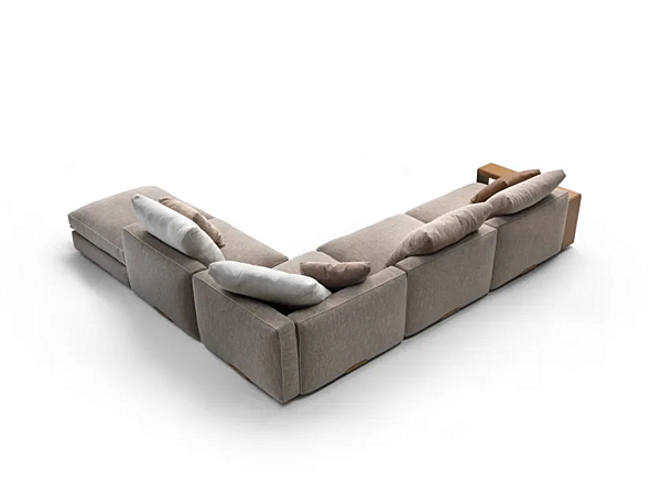 Угловой секционный диван из ткани с мягкой спинкой FLEXFORM HARPER фабрика FLEXFORM из Италии. Фото №5