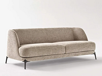 Диван на три места с бархатной обивкой NOVAMOBILI Velvet