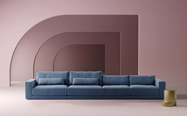 Секционный диван с тканевой обивкой CASAMILANO Suite фабрика CASAMILANO из Италии. Фото №3